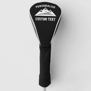 Aangepaste afdekking voor golfbestuurders met berg golfheadcover