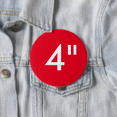 Aangepaste afdruk 4-inch grote ronde Button lege S (In situ)