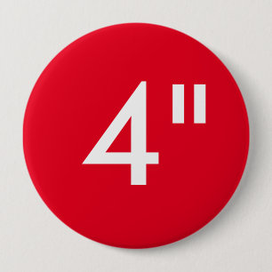 Aangepaste afdruk 4-inch grote ronde Button lege S