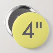 Aangepaste afdruk 4-inch grote ronde Button lege S (Voorkant /achterkant)