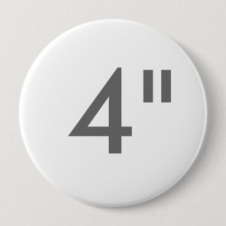 Aangepaste afdruk 4-inch grote ronde Button lege S