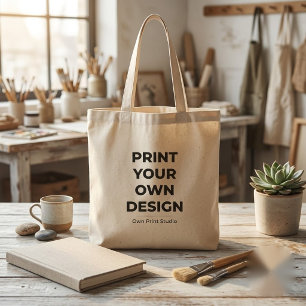 Aangepaste Afdruk van Eigen Afdrukken op Bestell Tote Bag