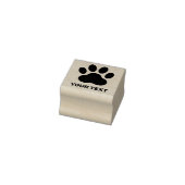 Aangepaste afdruk van pootafdruk en tekst rubberstempel (Stempel)