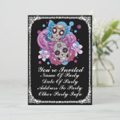 Aangepaste afdruk vlinder Suikerpartij nodigt Kaart (Staand voorkant)