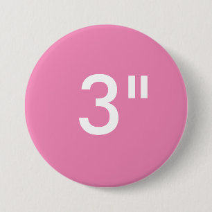 Aangepaste afdrukbare 3-inch grote ronde Button le