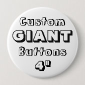Aangepaste afdrukbare Button van 4 inch (Voorkant)