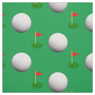 Aangepaste afdrukkatoen met Golfthema Stof
