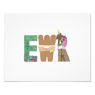 Aangepaste afdrukken | NEWARK, NJ (EWR) Foto Afdruk