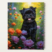 Aangepaste Affenpinscher Planner, Natuur-geïnspire Planner (Achterkant)