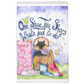 Aangepaste afgedrukte agenda kalender (Hoes)