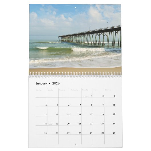 Aangepaste afgedrukte agenda kalender (Jan 2026)