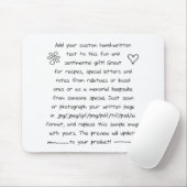 Aangepaste afhandeling muismat (Met muis)