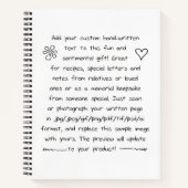 Aangepaste afhandeling notitieboek (Voorkant)