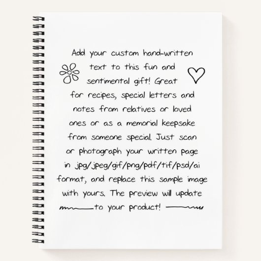 Aangepaste afhandeling notitieboek (Voorkant)