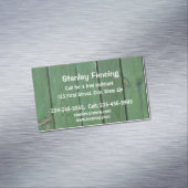 Aangepaste afsluitingen magnetisch visitekaartje (Voorbeeld)