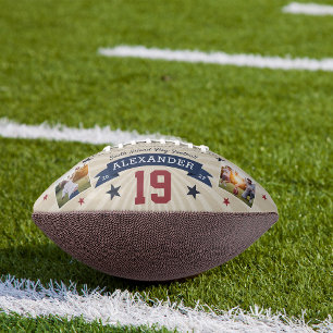 Aangepaste afspeelfoto en nummertoetsen american football
