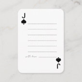 Aangepaste afspeelkaarten voor fotoliefdesscript informatiekaartje (Voorkant)