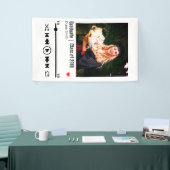 Aangepaste afspeellijst voor foto's op Afstuderen Spandoek (Beurs)