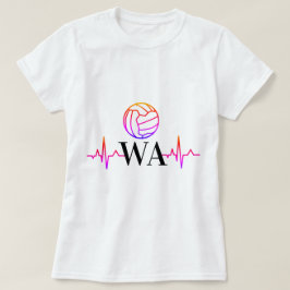 Aangepaste afspeelthema Netball T-shirt