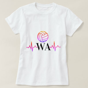 Aangepaste afspeelthema Netball T-shirt