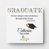 Aangepaste Afstuderen afdrukken - Afstuderen cadea Fotoplaat (Voorkant)