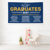 Aangepaste Afstuderen-banner voor groepen Spandoek (Insitu)