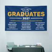 Aangepaste Afstuderen-banner voor groepen Spandoek (Beurs)