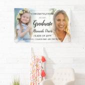 Aangepaste Afstuderen-foto-inkuilkalligrafie Spandoek (Insitu)