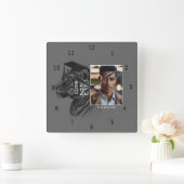 Aangepaste Afstuderen foto Vierkante Klok (Huis)