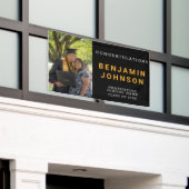 Aangepaste Afstuderen fotofeestdag Spandoek (Buitenkant Gebouw)