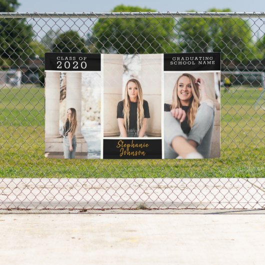 Aangepaste Afstuderen fotofeestdag Spandoek (Insitu)