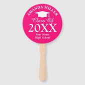 Aangepaste afstuderen-fotoventilatoren voor middel handwaaier (Voorkant)