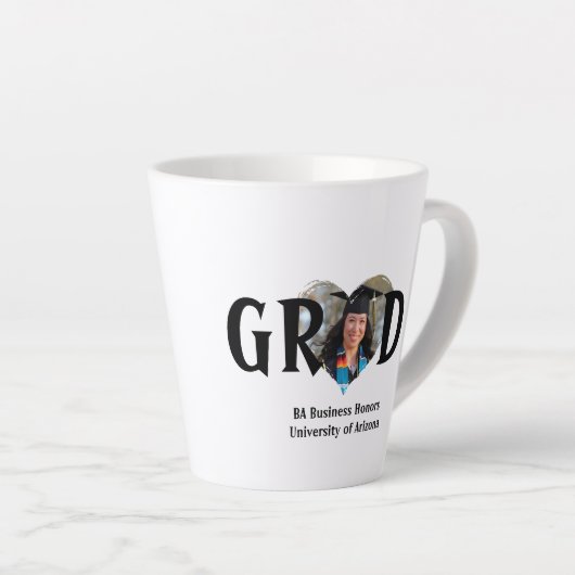 Aangepaste Afstuderen Gift Mok (Rechterhoek)