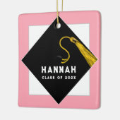 Aangepaste Afstuderen Keramisch Ornament (Links)