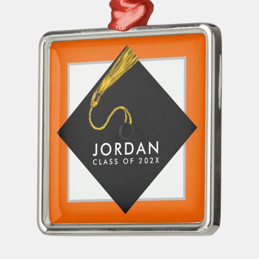 Aangepaste Afstuderen Metalen Ornament (Links)