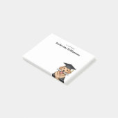 Aangepaste Afstuderen Schattigee Golden Retriever Post-it® Notes (Schuin)