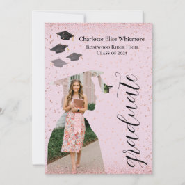 Aangepaste Afstuderen Uitnodiging en aankondigings