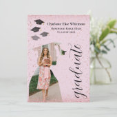 Aangepaste Afstuderen Uitnodiging en aankondigings (Staand voorkant)