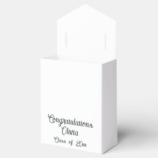 Aangepaste Afstuderen voor dozen Bedankdoosjes (Geopend)