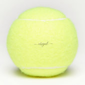 Aangepaste afwasscript Aangepaste naam Tennis Ball Tennisballen (Voorkant)