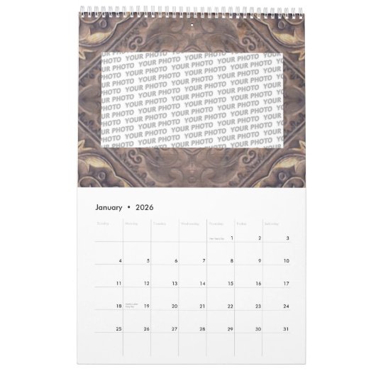 Aangepaste agenda " STIJL" + uw foto's Kalender (Jan 2026)