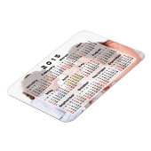 Aangepaste agenda + uw eigen foto/achtergrondafbee magneet (Linkerzijde)