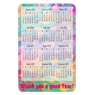 Aangepaste agenda + uw eigen foto/achtergrondafbee magneet