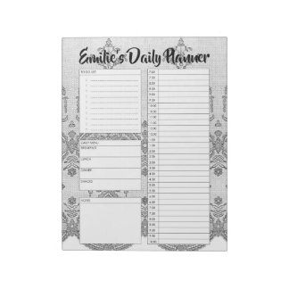 Aangepaste agenda voor dagelijkse planner Organize Notitieblok