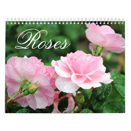 Aangepaste agenda voor rozen kalender (Hoes)