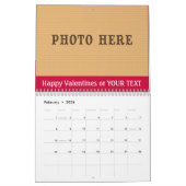 Aangepaste agenda's met JOUW NAAM en FOTO's Kalender (Feb 2026)