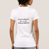 Aangepaste AJ's Art T-Shirt (Achterkant)