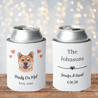 Aangepaste Akita Inu-huisdier trouwblikkoeler Blikjeskoeler