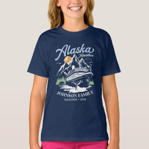 Aangepaste Alaska Cruise Familie Vrienden Groep Ma T-shirt