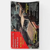 Aangepaste Algemene U Pic Em Auto Onderdelen Sloop Spandoek (Verticaal)